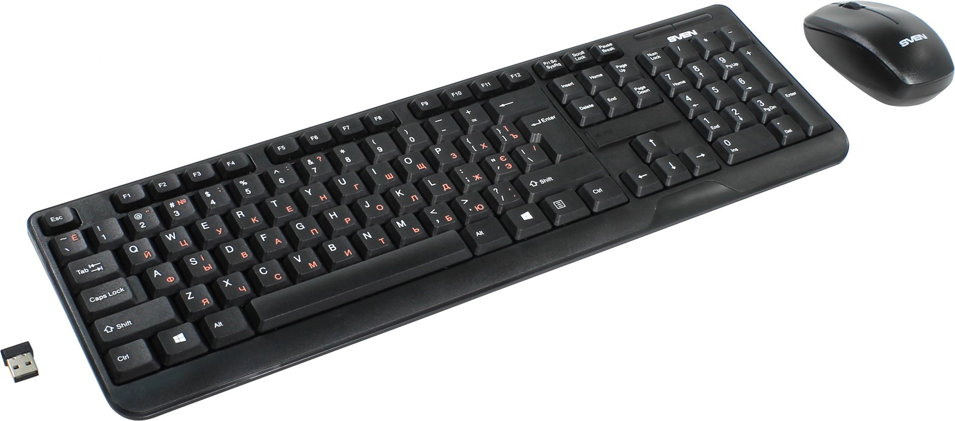 Сет клавиатура мышь SVEN Comfort 3300 Black