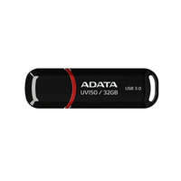 32Gb USB3.0 Flash Drive ADATA, DashDrive UV150, black  (Read-90MB/s, Write-20MB/s), SmarterDesign