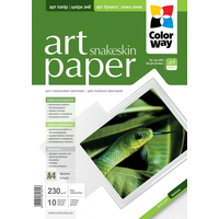 ColorWay Art Snakeskin GlossyFinne Photo Paper A4, 230g, 10pcs
