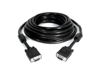 CC-PPVGA-5M-B Premium VGA-Cable, HD15M/HD15M, dual-shielded w/2*ferrite,  5.0m, Black