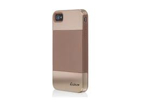 LUXA2 Cygnus LHA0033 ComboCase for iPhone4, PC+Silicon, Neutral Brown