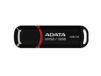 32Gb USB3.0 Flash Drive ADATA, DashDrive UV150, black  (Read-90MB/s, Write-20MB/s), SmarterDesign