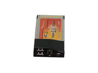 Контроллер Bestek PCM-USB2P-1394P-VIA ComboCard USB-2.0 + IEEE1394 (VIA) 2+2-port, PCMCIA