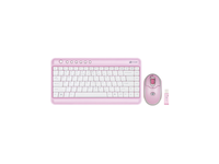 Сет клавиатура мышь G-Cube GRKST-520C TravleTini Pink