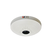ACTi B55, 10.0Mpixel PoE Indoor miniFisheye Dome Surveillance Camera w/Basic WDR/D&N, 1/2.3" CMOS, F2.0, 3648x2736, MicroSD/SDHC/H.264,MJPEG/HP video