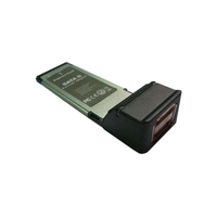 Контроллер Bestek EXP-USB-2P-NEC  USB-2.0 Host Controller Card, NEC720114, 2-port, PCMCIA Express Card (34mm)