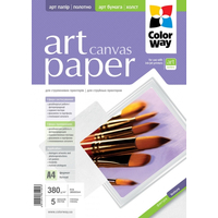 ColorWay Art CottonCanvas Photo Paper A4, 380g, 5pcs
