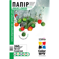 ColorWay Premium Satin Micropores Photo Paper 4R, 260g, 10pcs