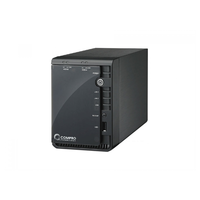 COMPRO RS-2208, NVR, 2-bay/8-channel, Support 2x3.5” HDD SATA 3.0Gbs up to 3Tb, Support RAID-0/1, Record video from up to 8Mpixel IP cameras simultane