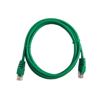 PP12-1M/G  UTP Patch cord cat.5E,  1m    (Green)
