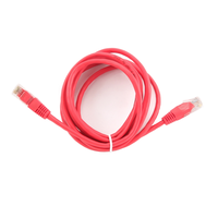 PP12-2M/R Red UTP Patch cord cat.5E,  2m