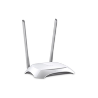 TP-Link TL-WR840N, Wireless Router 4-port 10/100Mbit, 300Mbps, 2xFixed Antena