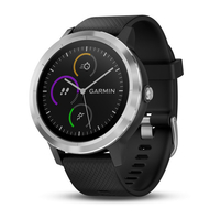 vivoactive 3 black silicone stainless steel
