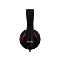 SVEN AP-940MV, Headphones with microphone, Black-Red 2