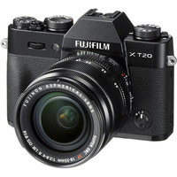 Fujifilm X-T20 black/XF18-55mm Kit, 24.3 mpx, CMOS III sensor & X-Processor Pro, UHD 4K, WiFi, 3.0 LCD 1040K Flip Touch Display + OVF